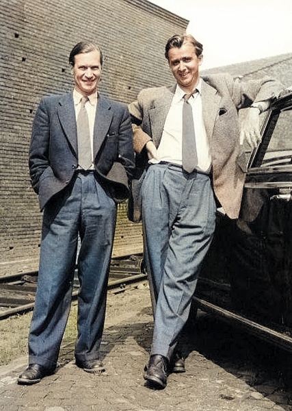 Bernhard Schulz und Fritz Wolf 1951