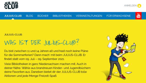 Webseite Julius-Club