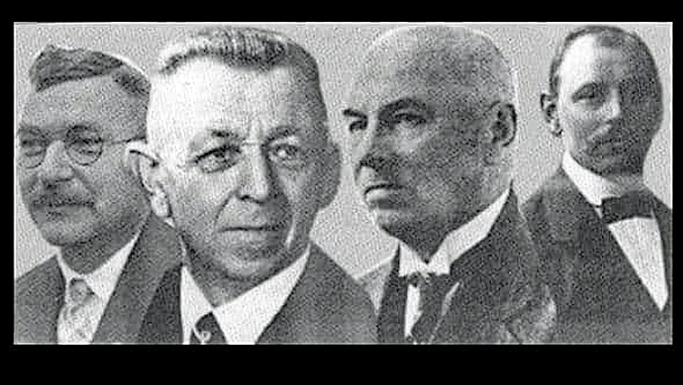 Opfer der „Aktion Gewitter“, von links nach rechts: Heinrich Niedergesäß, Wilhelm Mentrup, Heinrich Groos und Fritz Szalinski. Collage: Heiko Schulze