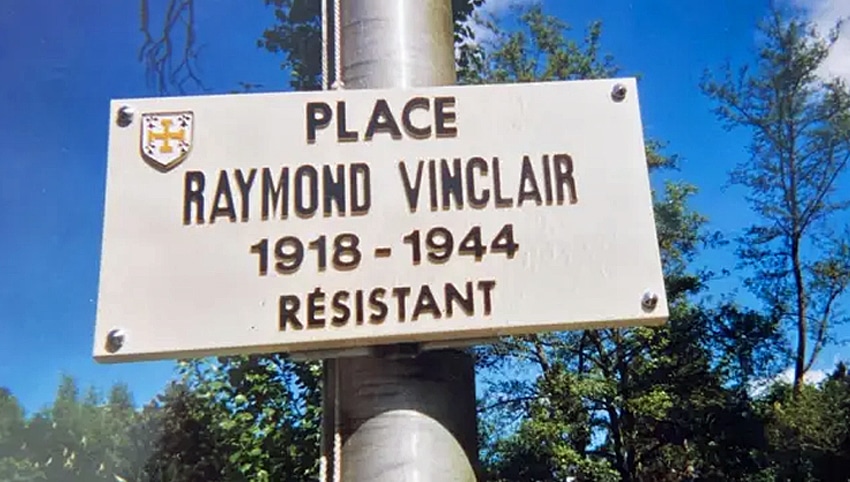 In Betton wurde der Bahnhofsplatz nach Raymond Vinclair benannt. Foto: Jean-Marie Vinclair