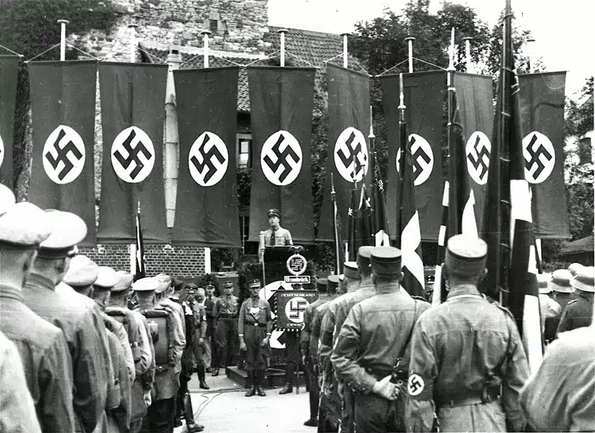 Münzer als Hauptredner auf der NSDAP-Kundgebung auf dem Ledenhof am 20. August 1935 - (c) Stadt Osnabrueck