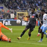 08.04.2023, Fussball 3. Liga 2022/2023, 30.Spieltag, TSV 1860 München – VfL Osnabrück, im Stadion an der Grünwalderstras