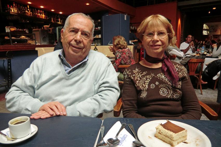 Erwin und Ingeborg Voss 2011 in Buenos Aires (Foto: Dieter Przygode)