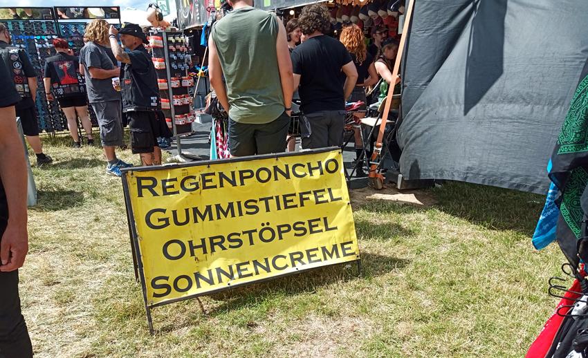 Dieses auf vielen Festivals essentielle Sortiment war in Ballenstedt nicht gefragt