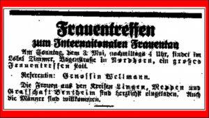 Freie Presse, Osnabrück vom 2. Mai 1931