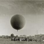 Taufstart des Ballons städtische Gasanstalt Rudolf Lichtenberg 1909