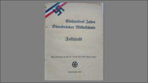 Festschrift der Schule aus der NS-Zeit.