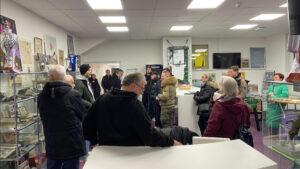Auftakttreffen der Teilnehmenden im VfL-Museum. Foto: OR