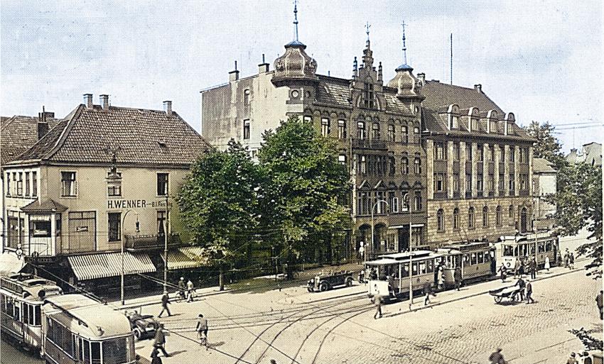 Neumarkt 1931 - leicht koloriert