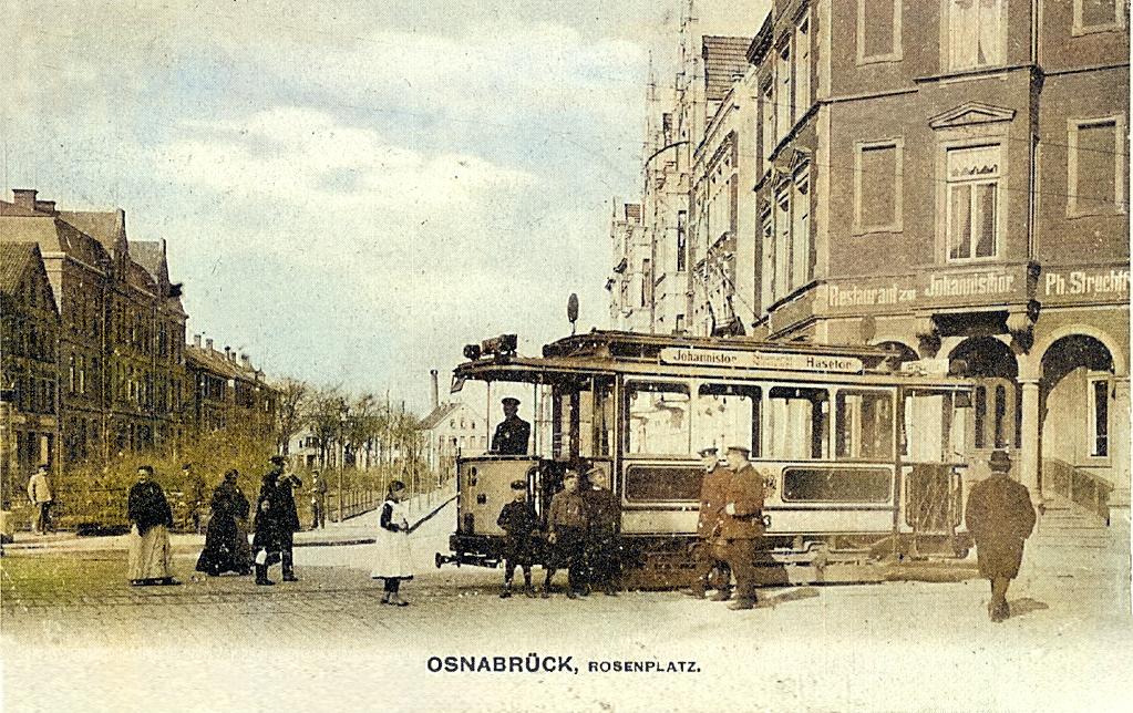 Rosenplatz 1906 - koloriert