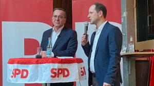 SPD-Bundestagskandidat Thomas Vaupel moderierte nicht nur souverän, sondern sorgte auch für wichtige Stichworte zum Austausch. Foto: OR