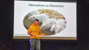 Musste sich knapp geschlagen geben: Molekularbiologie Felix Richter. Foto: Grötemeyer/OR