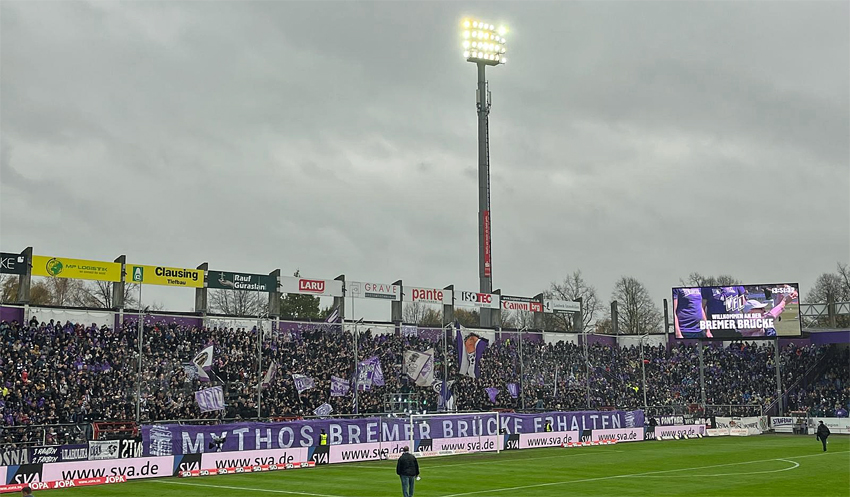 Der Mythos Ostkurve im Dauerregen ...