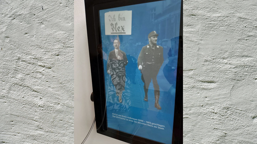 Abb. 6 Darstellung von „Ilex“ Josef Burgdorf als Opfer des Nationalsozialisten Erwin Kolkmeyer in der Villa_