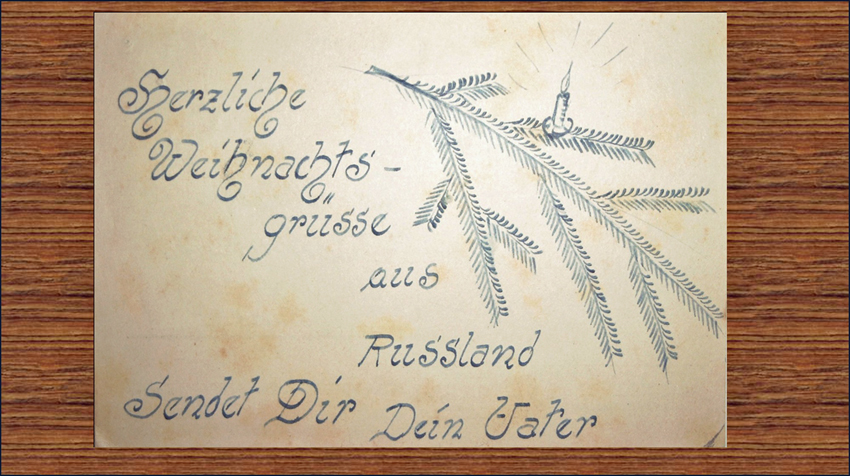 Letzter Weihnachtsgruß des Vaters vom Dezember 1943